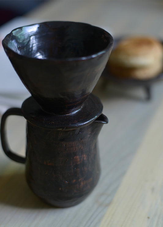 NEW-Ceramic 300 ml Coffee Pour Over Pitcher