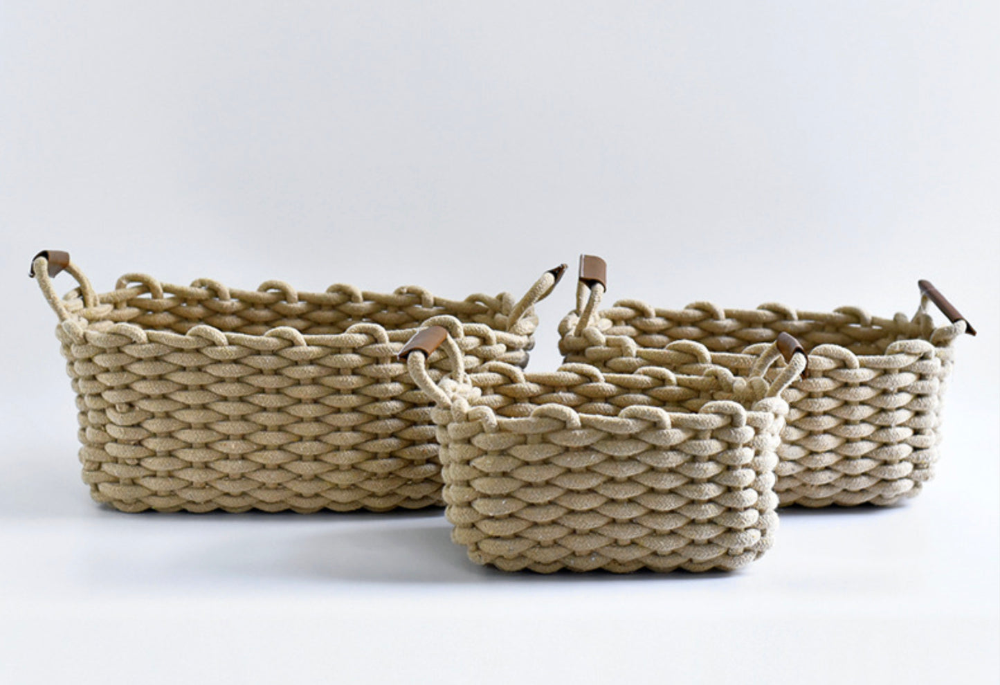 New-Handmade (Brown) Woven Seagrass Storage Basket